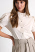 Short-Sleeved Lycra Blouse - 52530-82-110 02 / 110 Beige / 75% POLYAMIDE, 25% ELASTANE